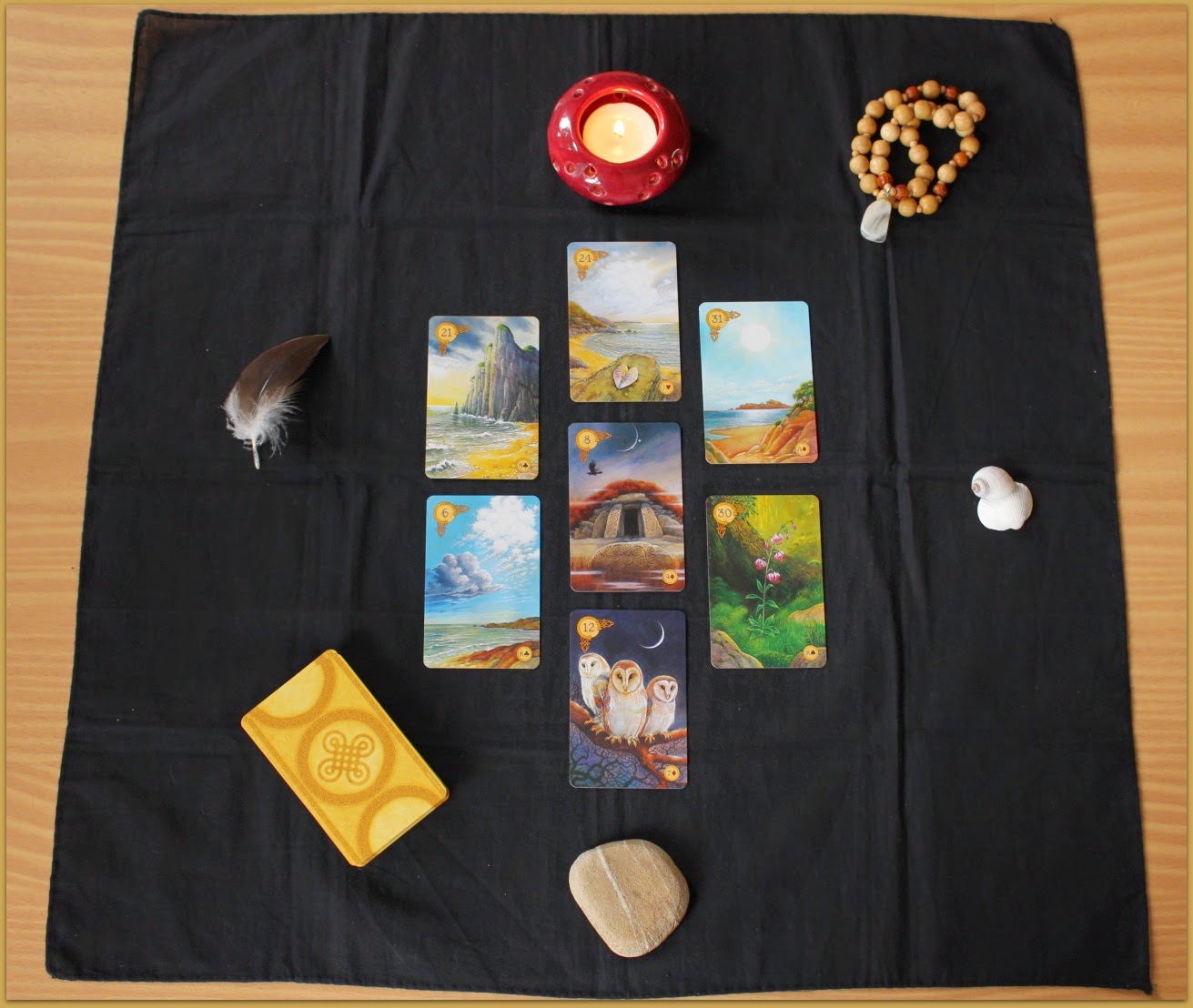 Greylady's Hearth Healing spell with the Celtic Lenormand