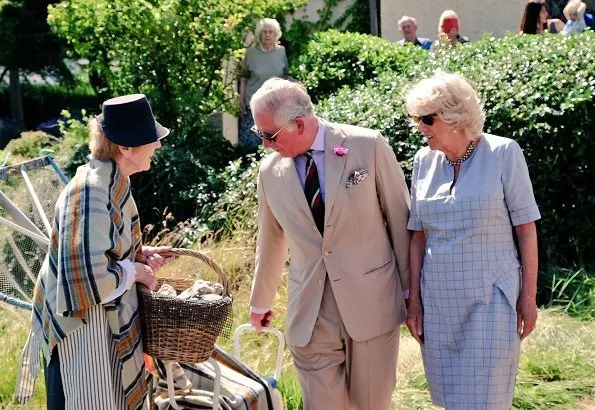 Prince Charles, Prince of Wales and Camilla, the Duchess of Cornwall visited the village of Llangwm and Cleddau estuary community of Llangwm