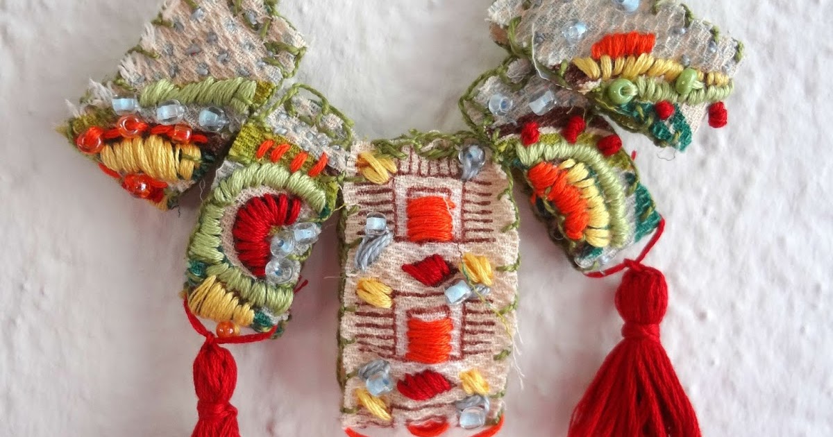 Little Treasures Embroidered Necklace DIY