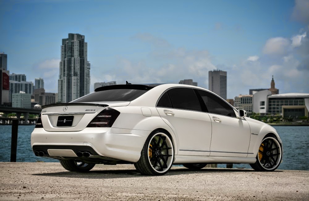 Mercedes Benz W221 S65 Amg White On Black Benztuning
