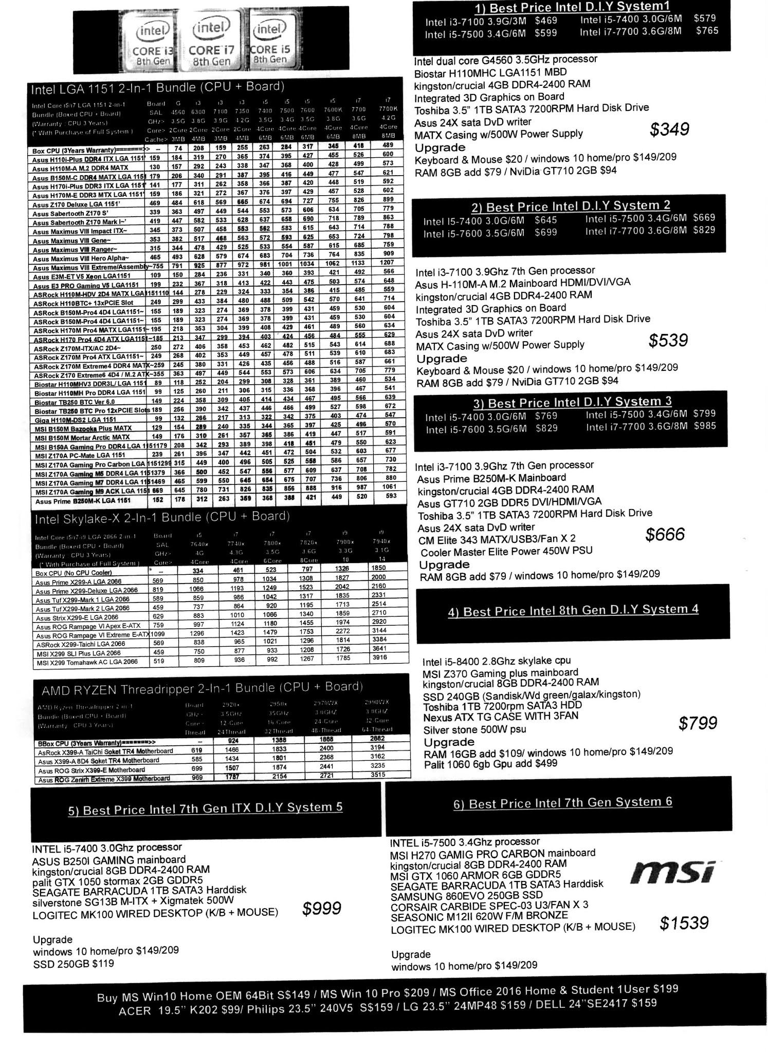 SG PC Fair Online Brochures, Flyers and Price List Best Price