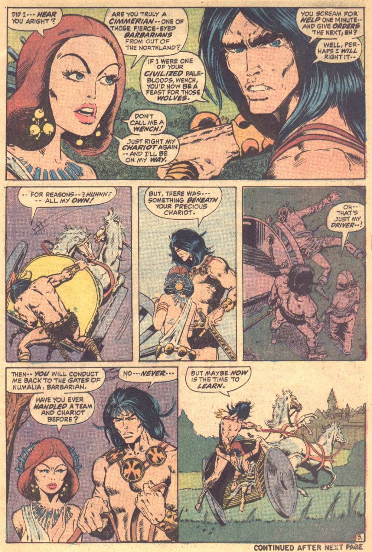 Read online Conan the Barbarian (1970) comic -  Issue #7 - 4