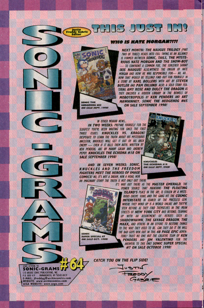 Read online Sonic The Hedgehog comic - Issue #64 - 25