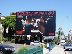 Stranger Things season 1 Emmy Nominations billboard Sunset Strip Stranger Things Emmy Nominations billboard