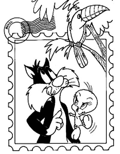 Sylvester And Tweety Coloring Pages tweety bird and sylvester coloring pages Minister Coloring