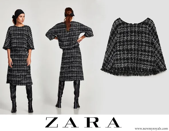 Princess Sofia wore Zara tweed top