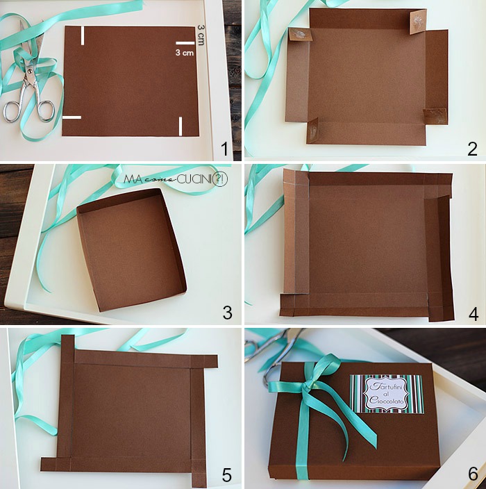tutorial scatola per cioccolatini