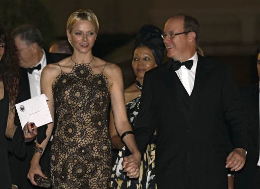 Princess Charlene, who married Prince Albert II in July last year, attended the South Africa Gala night in Monaco