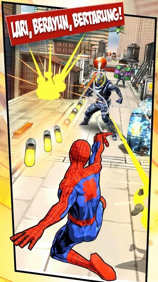 SpiderMan Unlimited Mod APK Unlimited Viles + Energy + Gems + OFFLINE