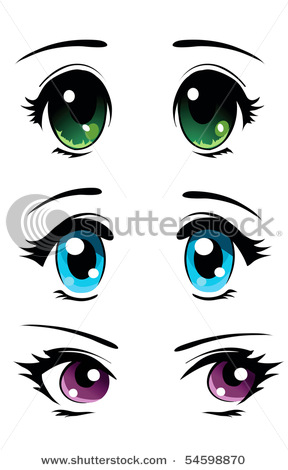 Cute Anime Girl Eyes gambar ke 9