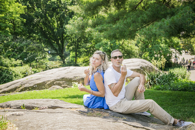 Engagement photo shoot in Central Park New York