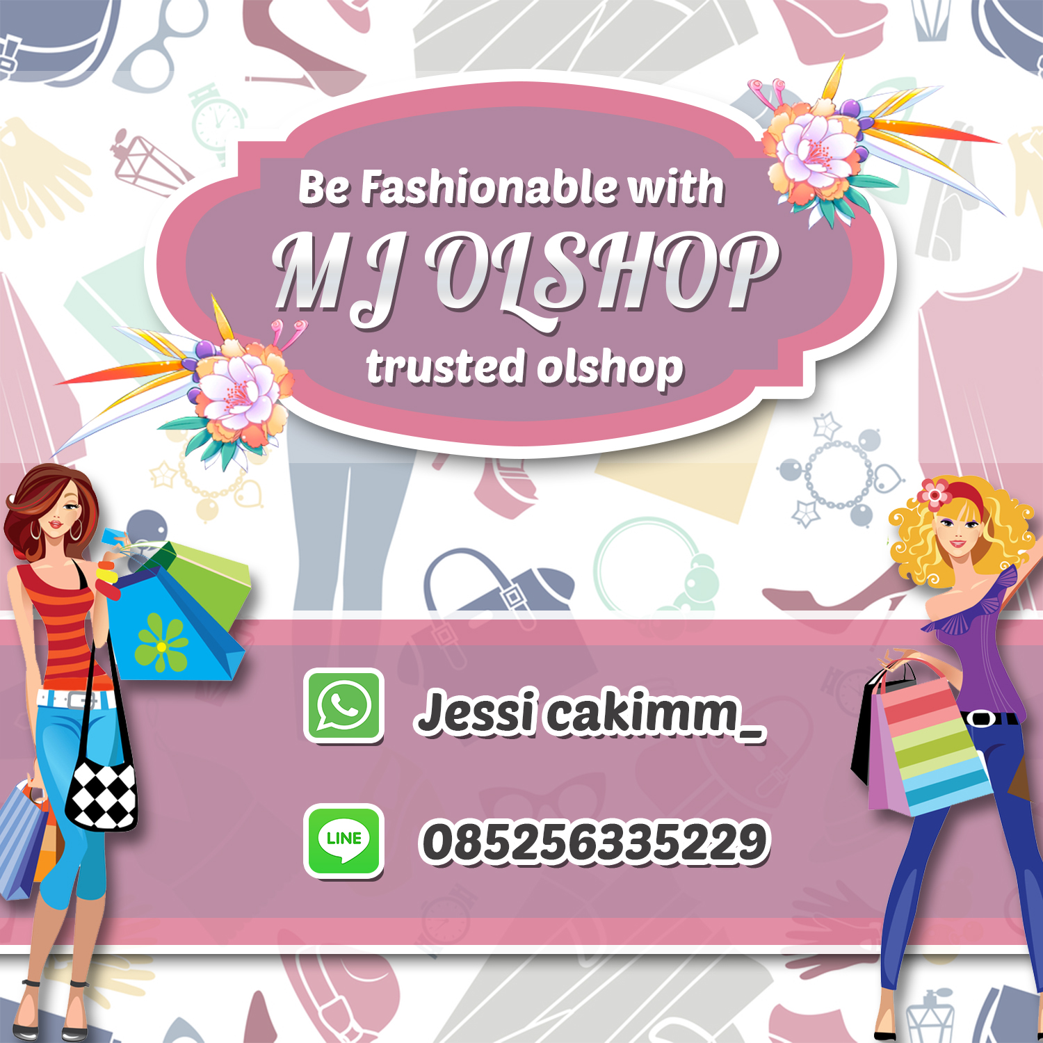 Logo Pamflet Cantik, Lucu, Unik, Keren Dan Murah