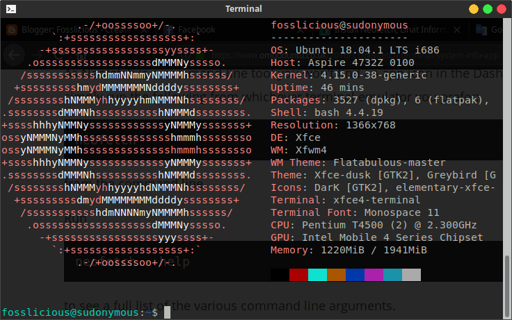 How To Install Neofetch on Ubuntu 18.04? - Fosslicious