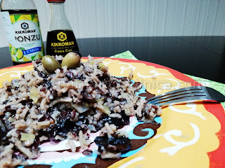 Императорски ориз с ориз басмати, гъби, праз и соев сос Императорски ориз с ориз басмати, гъби, праз и соев сос