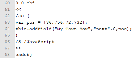 Mario's Security Blog: How to Embed JavaScript into PDF
