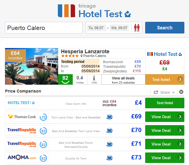testowanie hoteli Hesperia Lanzarote za 4 GBP