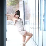 Lee Eun Hye - One Shoulder Mini Dress