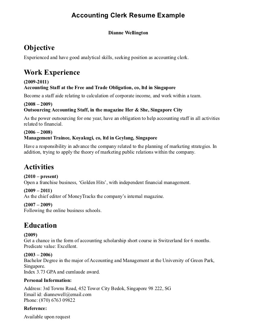 Stock broker resume examples