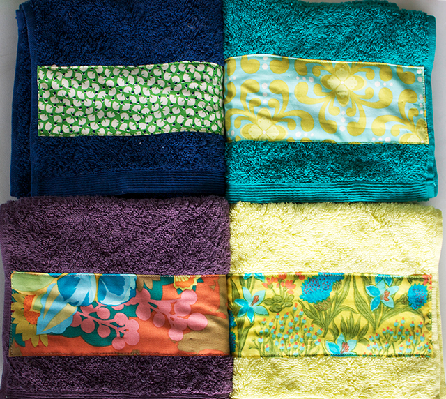 Jules Madden Sewing Project Decorative Hand Towels