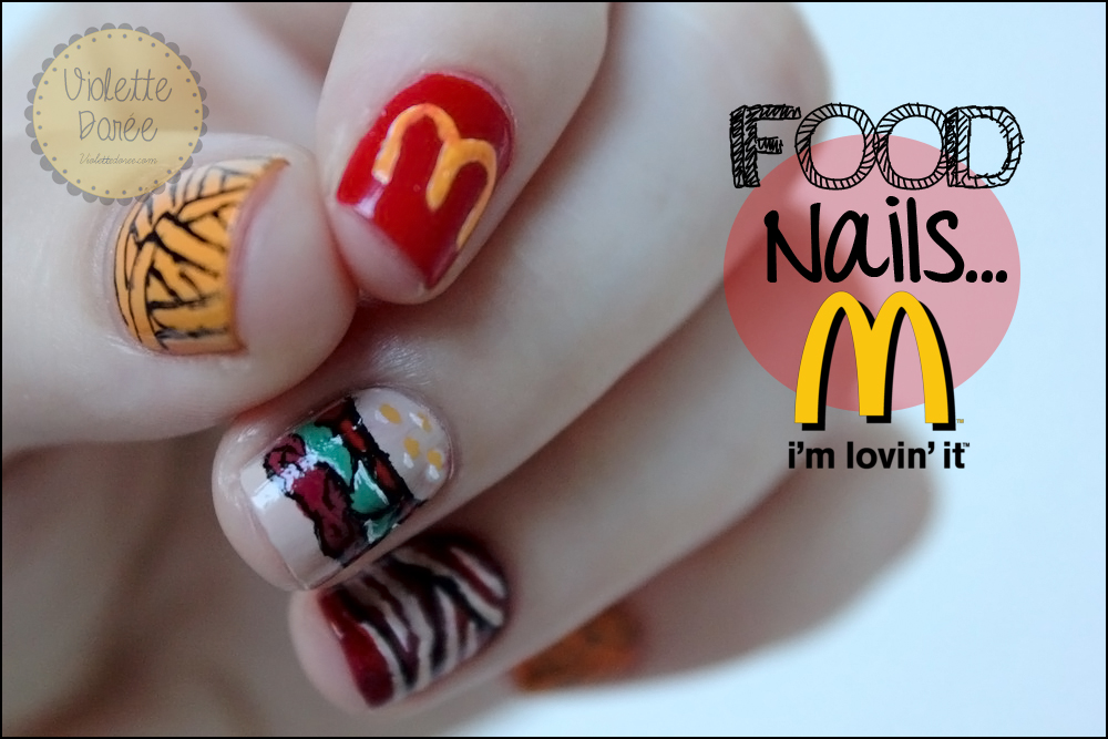 Violette Dorée, blog nail art beauté Nailstorming Food nails