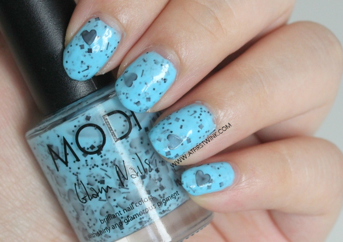 Modi Glam Nails S035 - Love Me Not on nails