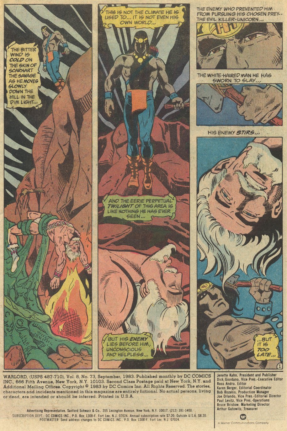 Read online Warlord (1976) comic -  Issue #73 - 2