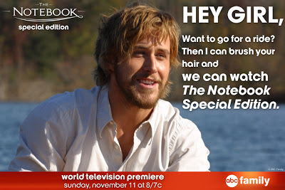 Ryan Gosling wants to to watch the Special Edition of The Notbook