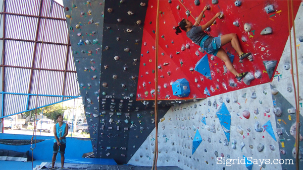 indoor rock climbing in Bacolod