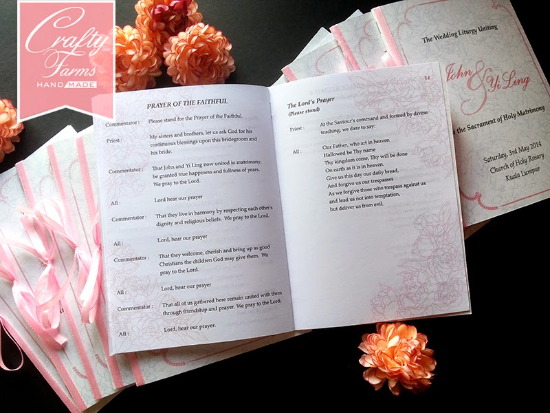 wedding card malaysia crafty farms handmade soft pink peonies