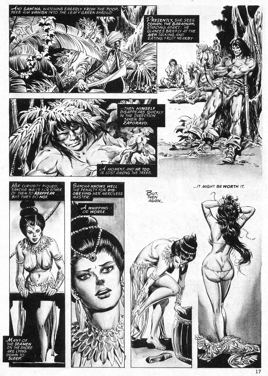 Read online The Savage Sword Of Conan comic -  Issue #22 - 17