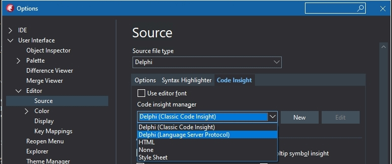 RAD Studio 10.4. Новый Code Insight