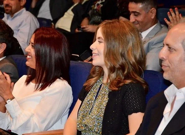 Daughter of Princess Ghida al-Talal of Jordan, Princess Rajaa held an official event for children at Zaha Cultural Center