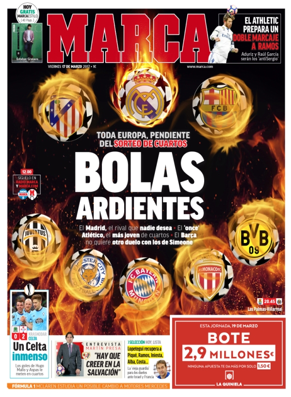 Champions, Marca: "Bolas ardientes"