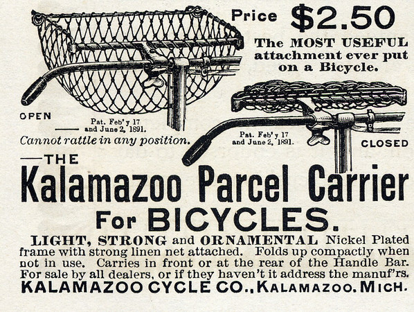 Alpena Tweed and Bike Club: Kalamazoo Cycle Company - Kzoo+basket