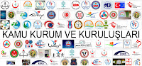 Çeşitli kamu kurum ve kuruluşlarının logo ve amblemleri bir arada