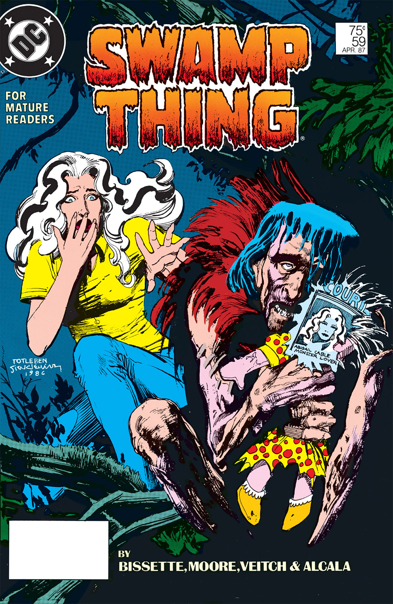 Read online Swamp Thing (1982) comic -  Issue #59 - 1
