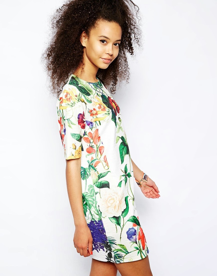 asos petite t shirt dress
