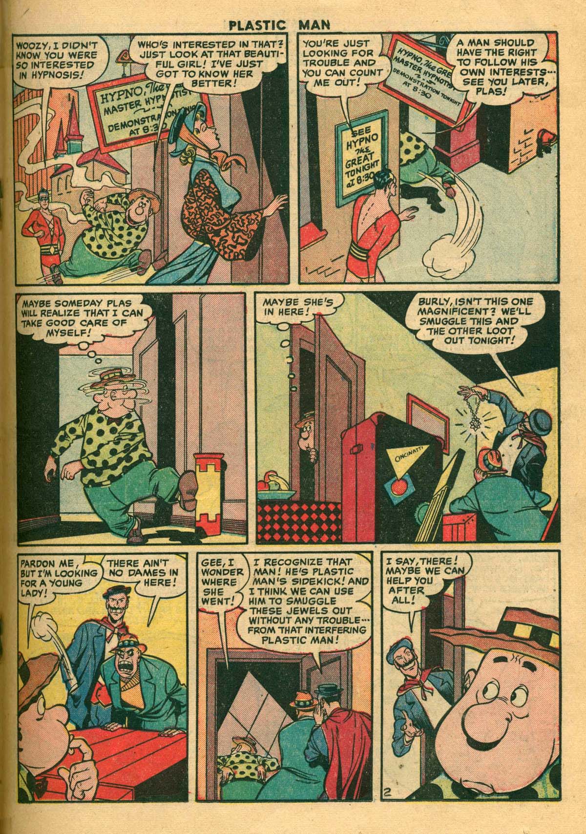 Read online Plastic Man (1943) comic -  Issue #27 - 27