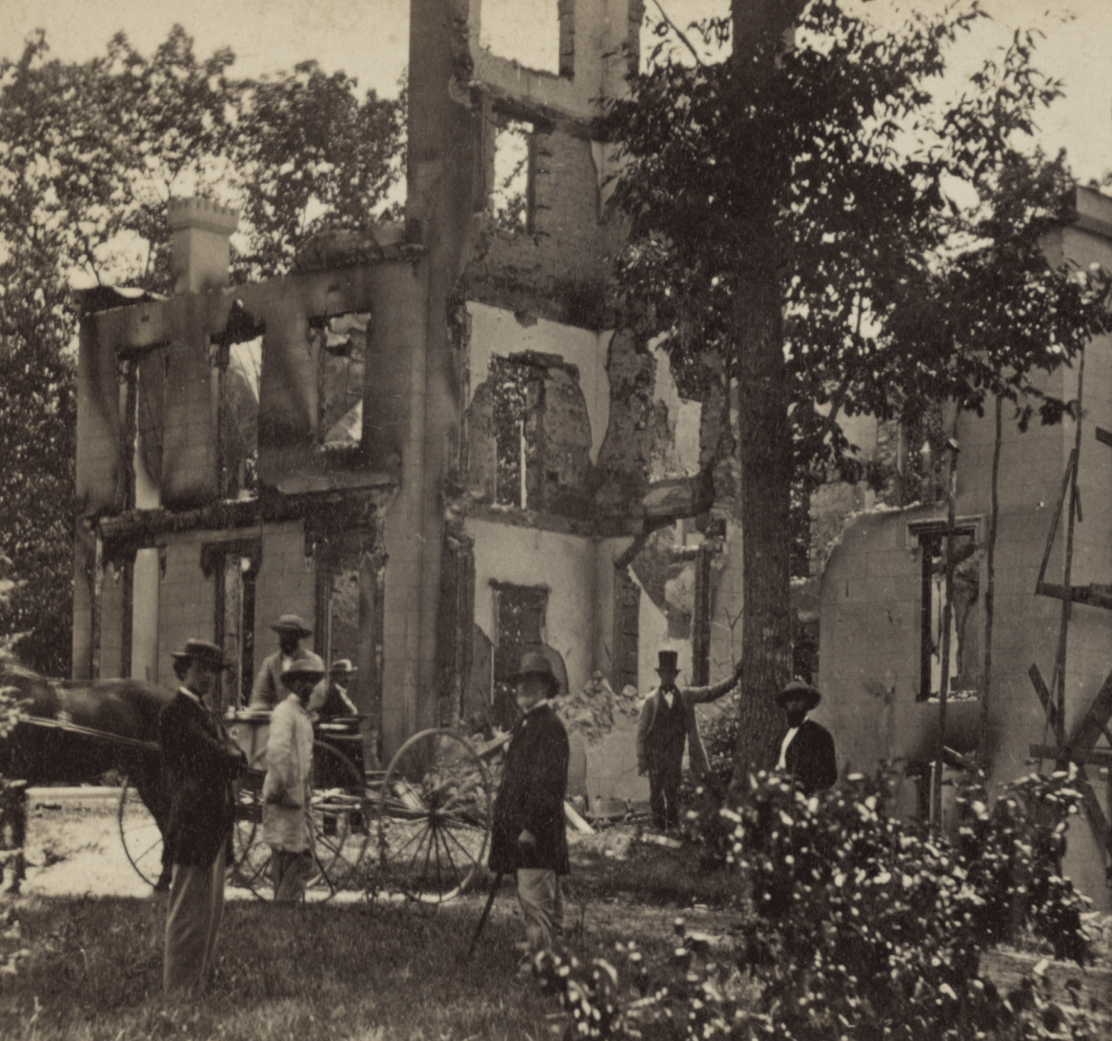 The Chubachus Library of Photographic History The Ruins of Postmaster General Montgomery Blair