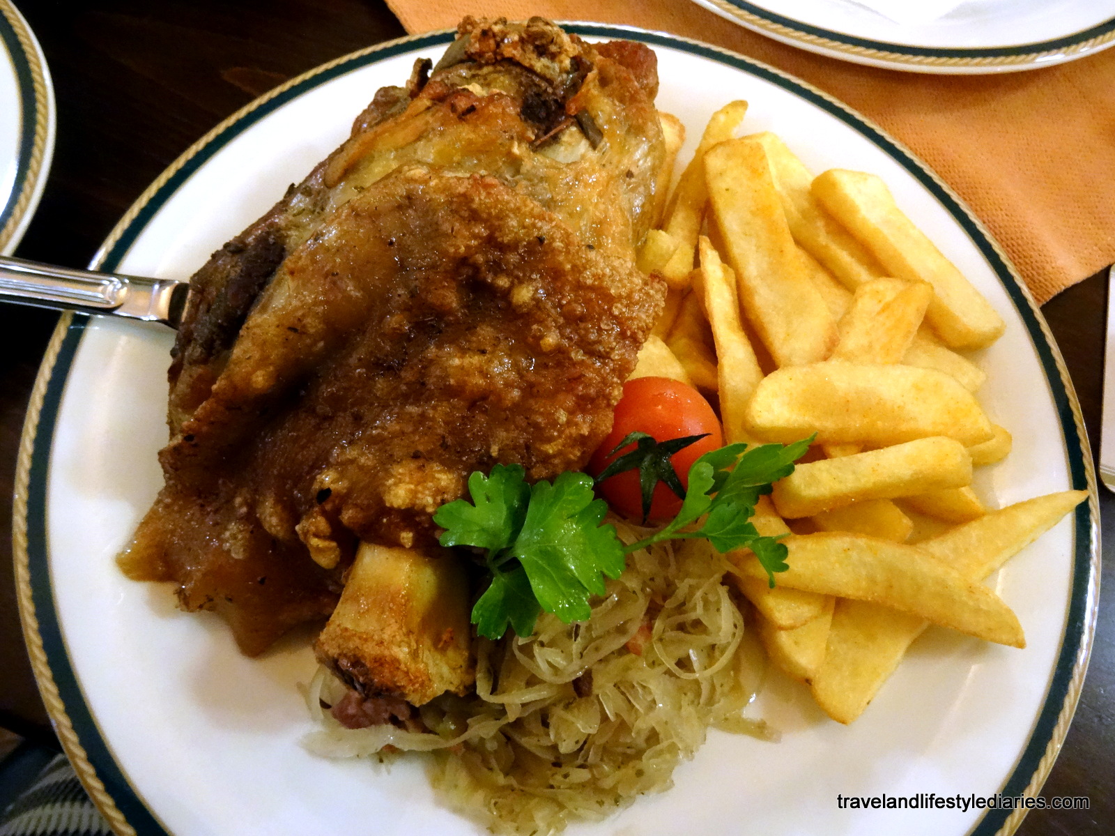 TRAVEL AND LIFESTYLE DIARIES Massive Crispy Pork Knuckle German