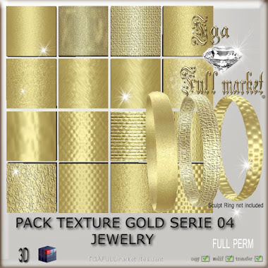 PACK TEXTURE GOLD SERIE 04 JEWELRY
