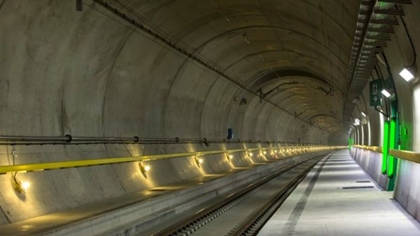 อุโมงค์ก็อตทาร์ด (Gotthard Base Tunnel) @ www.bbc.com