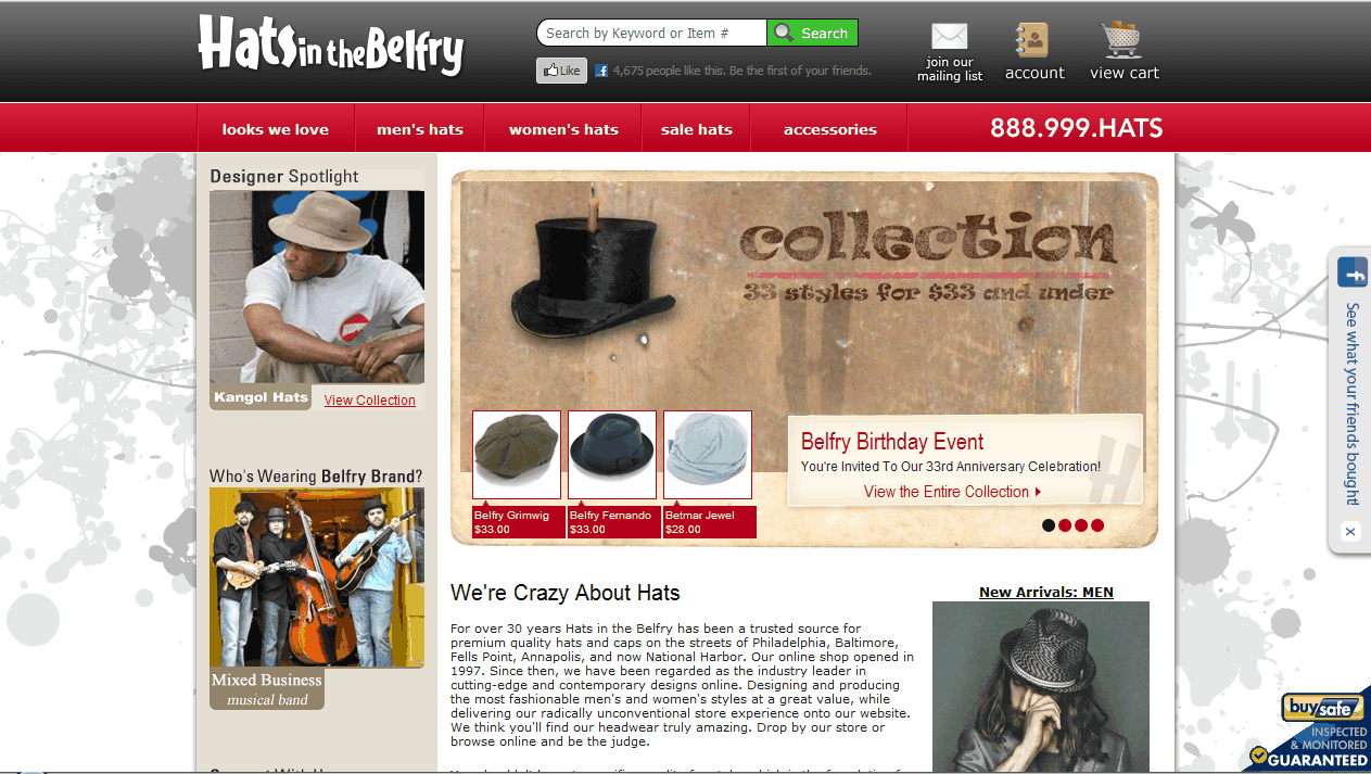 calinna's hat shop ) Top Hat Sites (for buying hat)