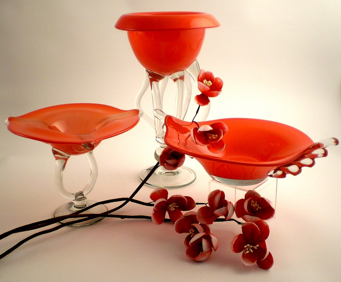 Glass Bowls Decorative glass vases
