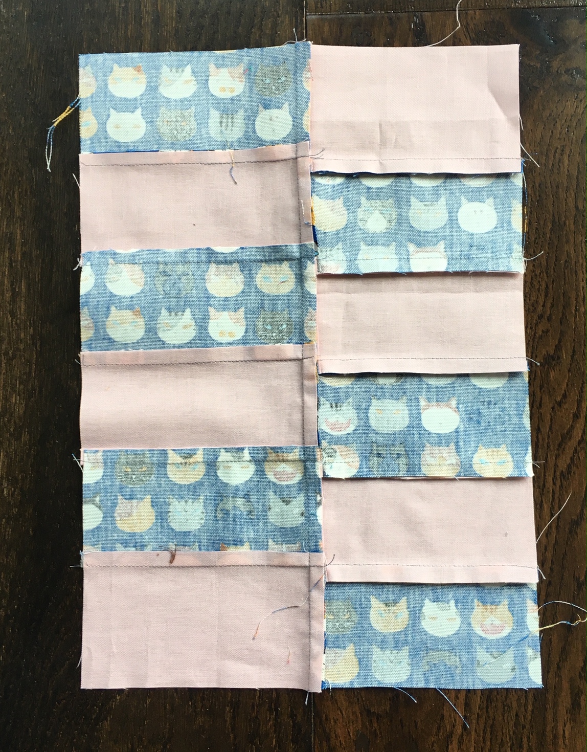 klein meisje quilts: stacked bricks