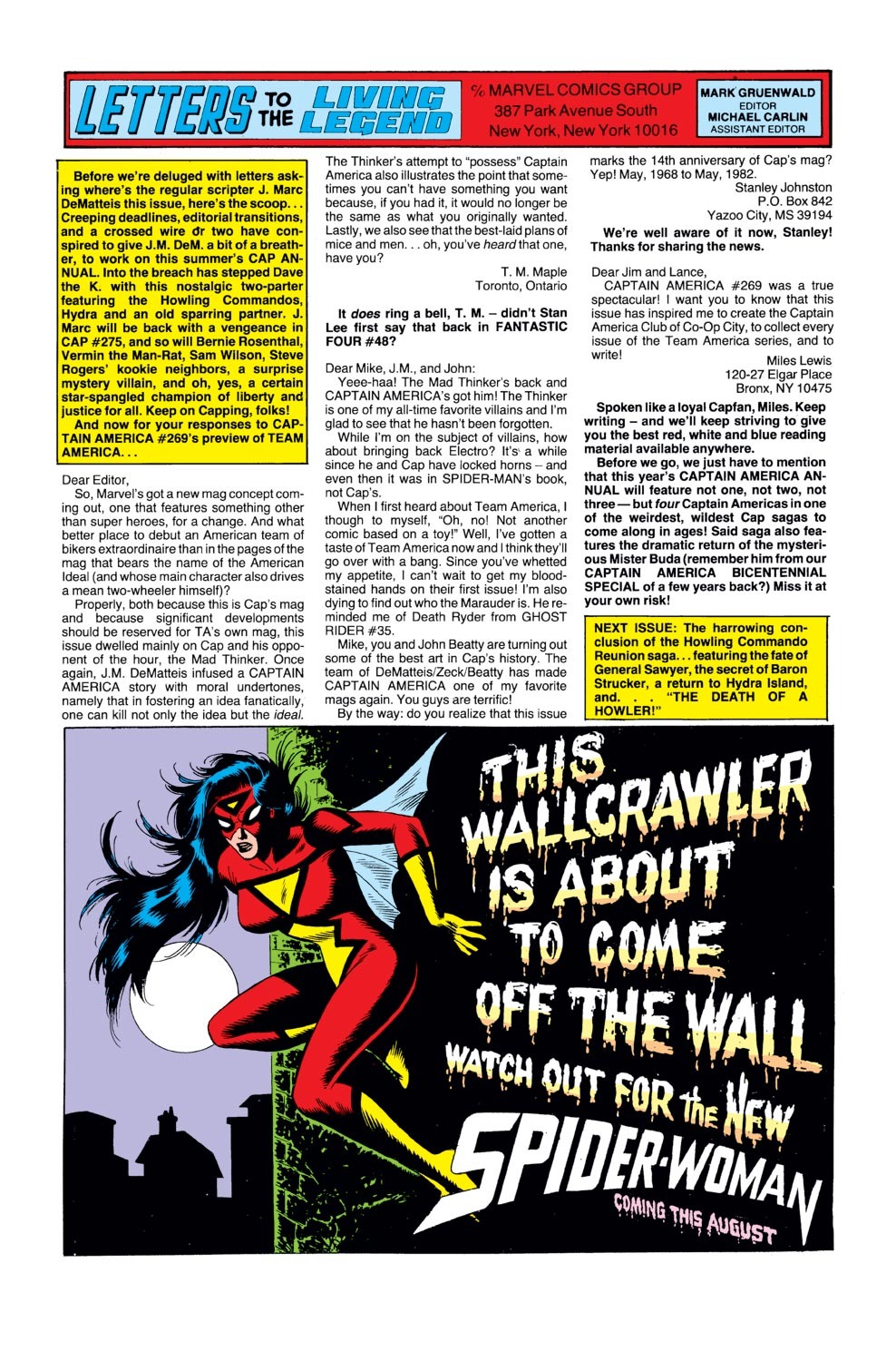 Read online Captain America (1968) comic -  Issue #273 - 24