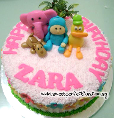 Sweet Perfection Cakes Gallery Code Pocoyo 01 Happy Birthday Zara