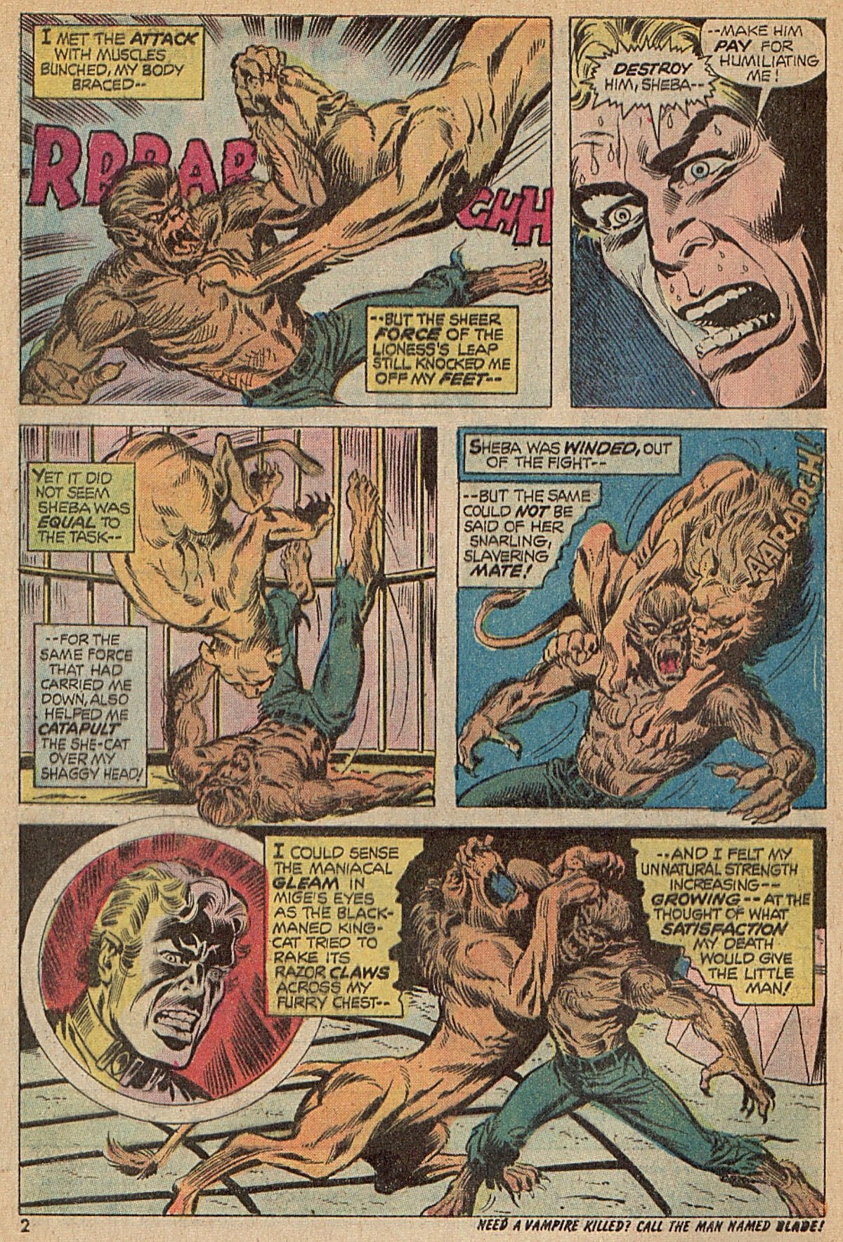 Read online Werewolf by Night (1972) comic -  Issue #7 - 3