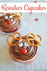 Reindeer Cupcakes recipe from Served Up With Love celebrates the classic Christmas program we all love and enjoy.