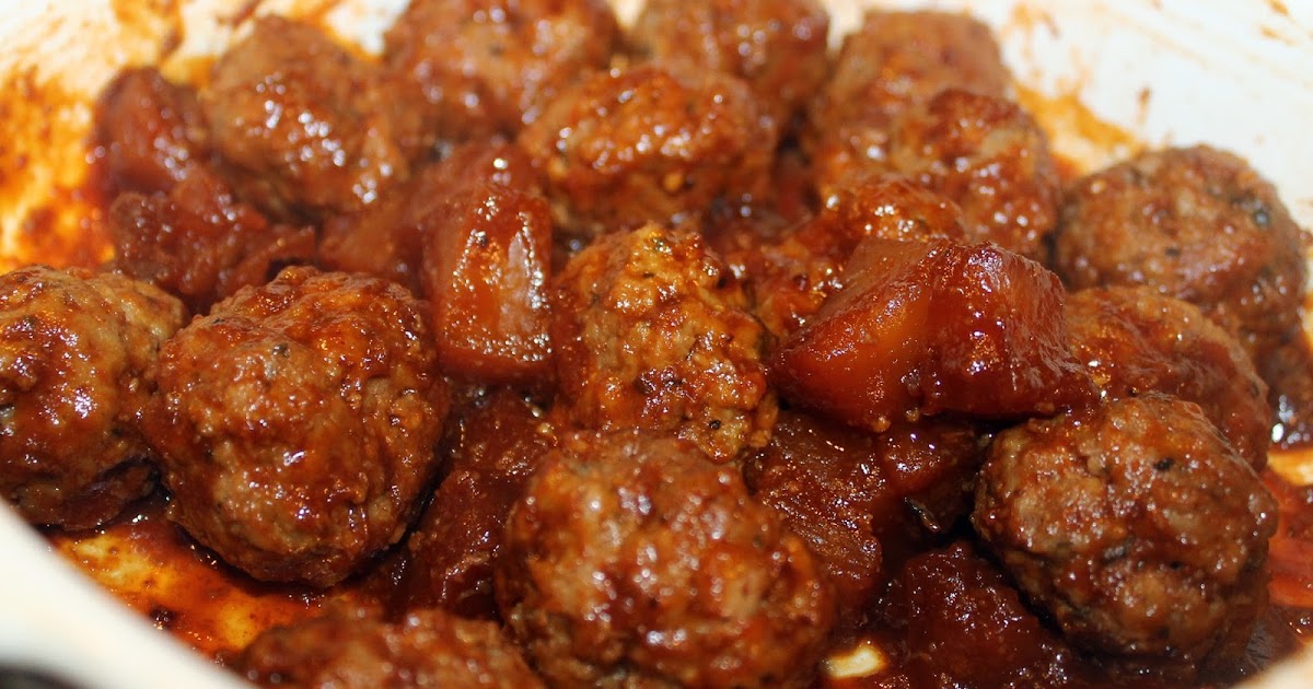 Cooking With Mary and Friends Lamb Meatballs with Pineapple Barbecue Sauce